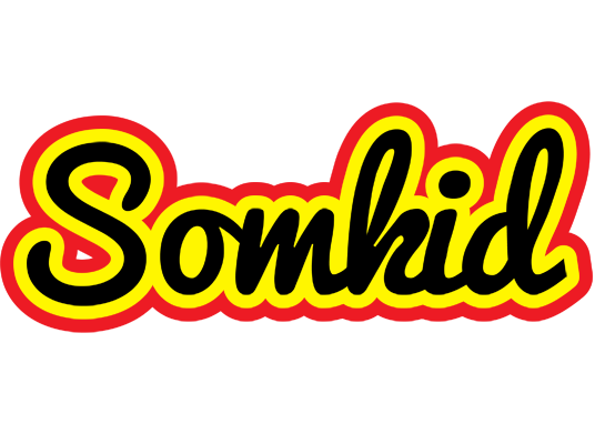 Somkid flaming logo
