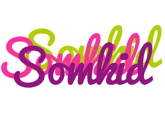 Somkid flowers logo