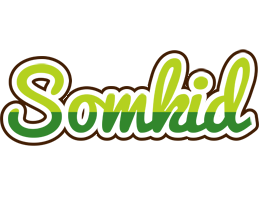 Somkid golfing logo