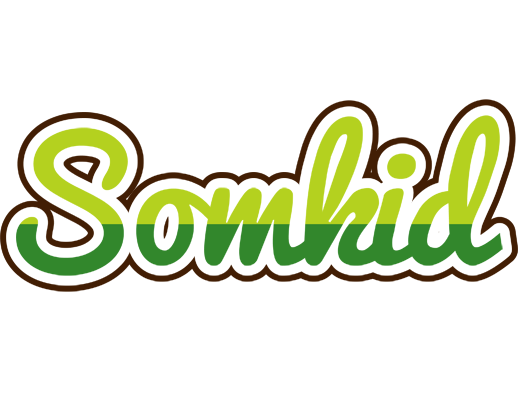 Somkid golfing logo