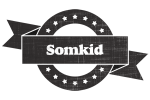 Somkid grunge logo