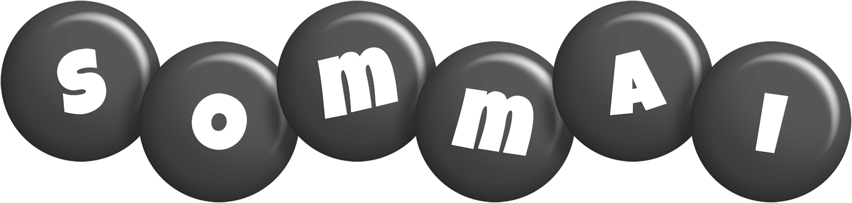 Sommai candy-black logo