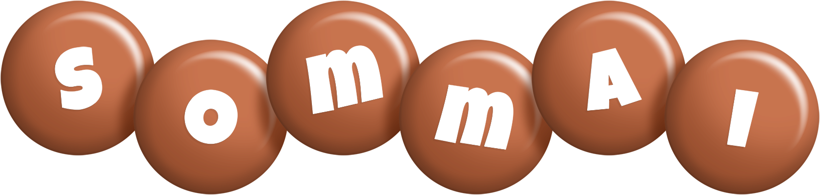 Sommai candy-brown logo