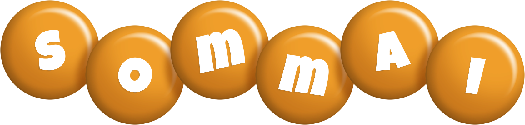 Sommai candy-orange logo
