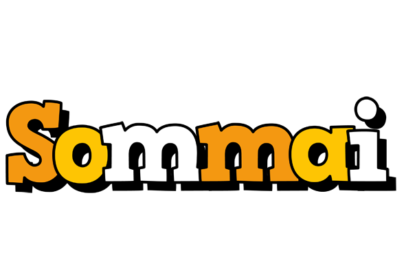 Sommai cartoon logo
