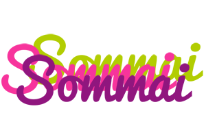 Sommai flowers logo
