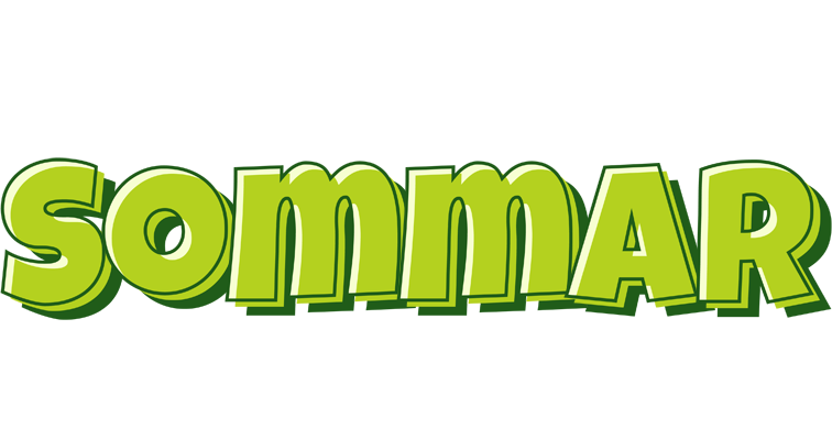 SOMMAR logo effect. Colorful text effects in various flavors. Customize your own text here: https://www.textgiraffe.com/logos/summer/