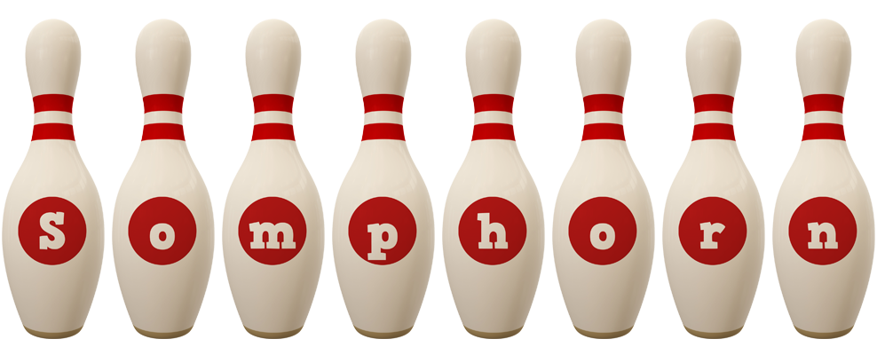 Somphorn bowling-pin logo