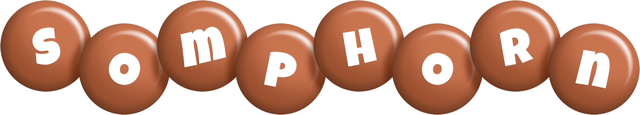 Somphorn candy-brown logo