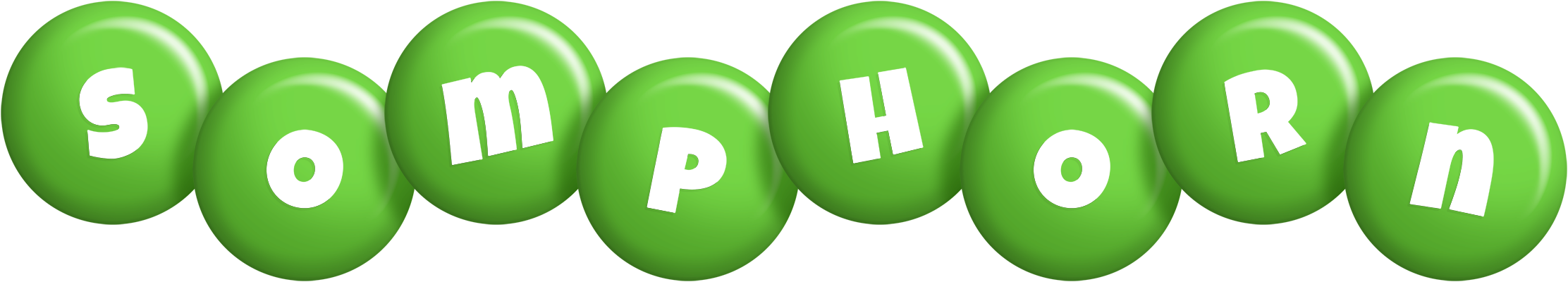 Somphorn candy-green logo