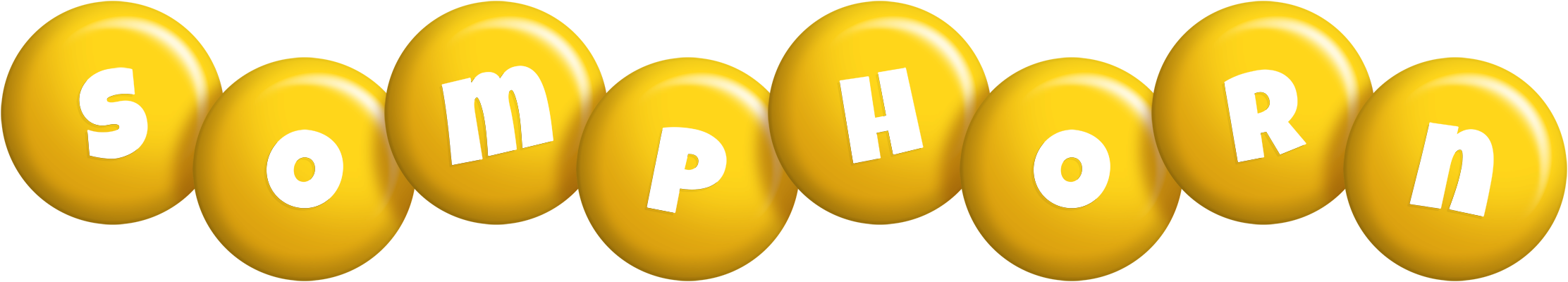 Somphorn candy-yellow logo