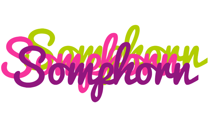 Somphorn flowers logo