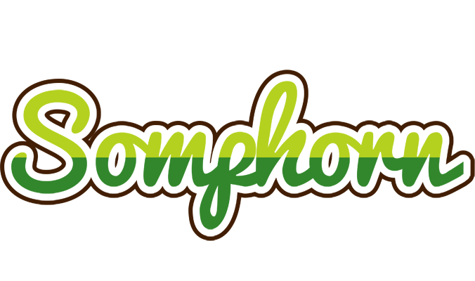Somphorn golfing logo