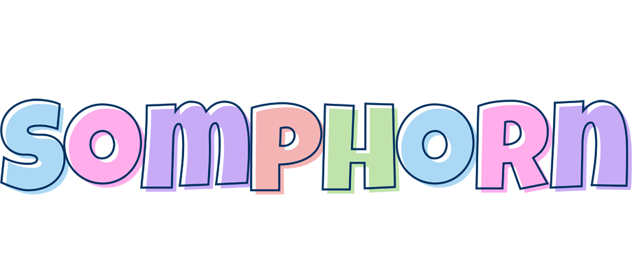 Somphorn pastel logo