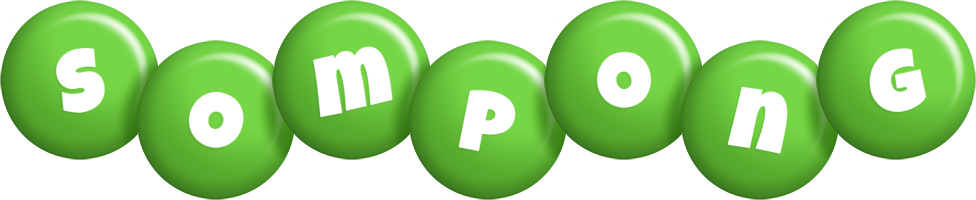 Sompong candy-green logo