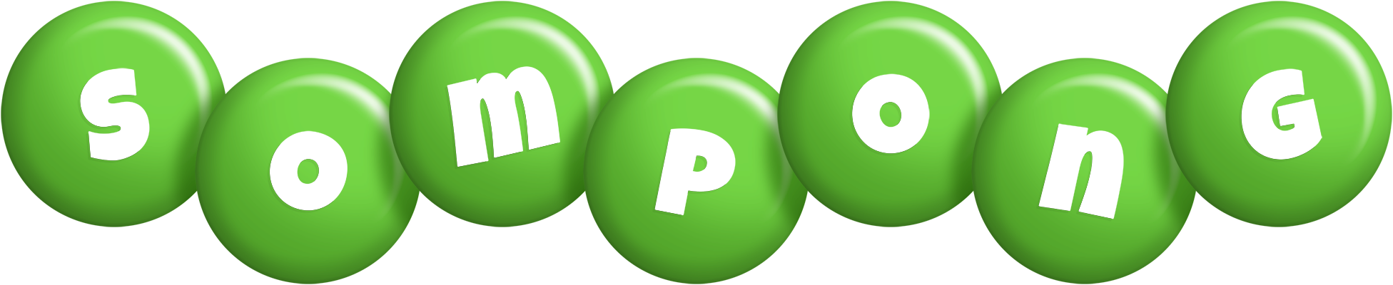 Sompong candy-green logo