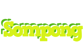 Sompong citrus logo
