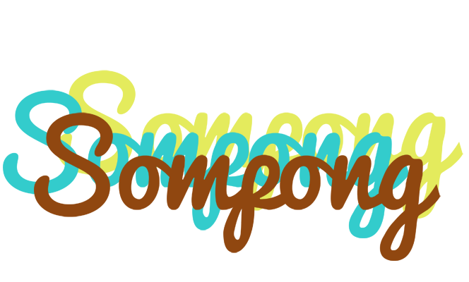 Sompong cupcake logo