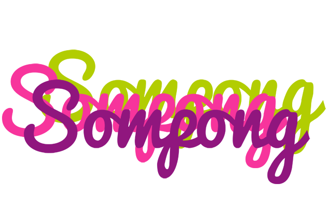 Sompong flowers logo