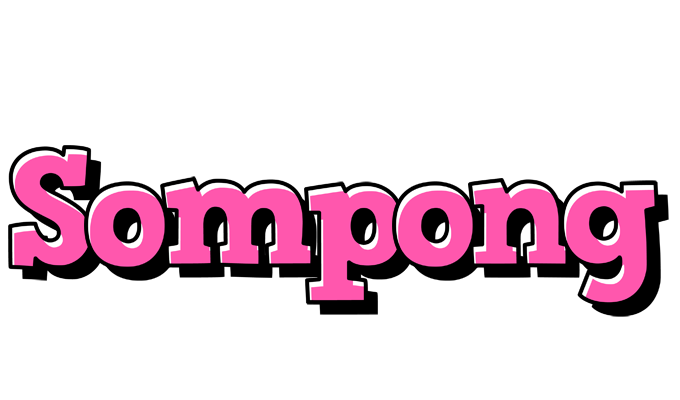 Sompong girlish logo