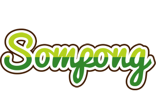 Sompong golfing logo