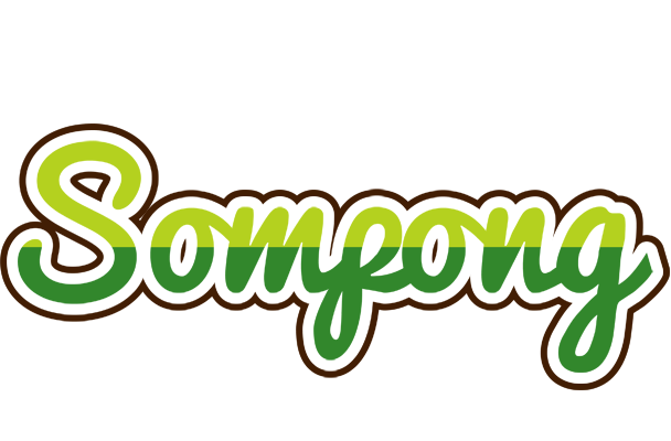 Sompong golfing logo