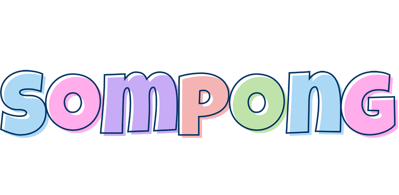 Sompong pastel logo