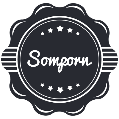Somporn badge logo