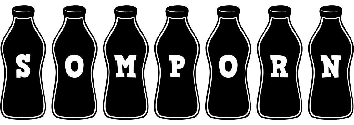 Somporn bottle logo