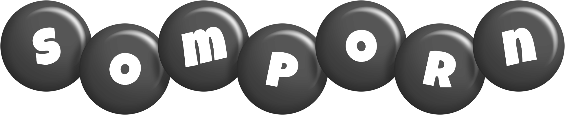 Somporn candy-black logo