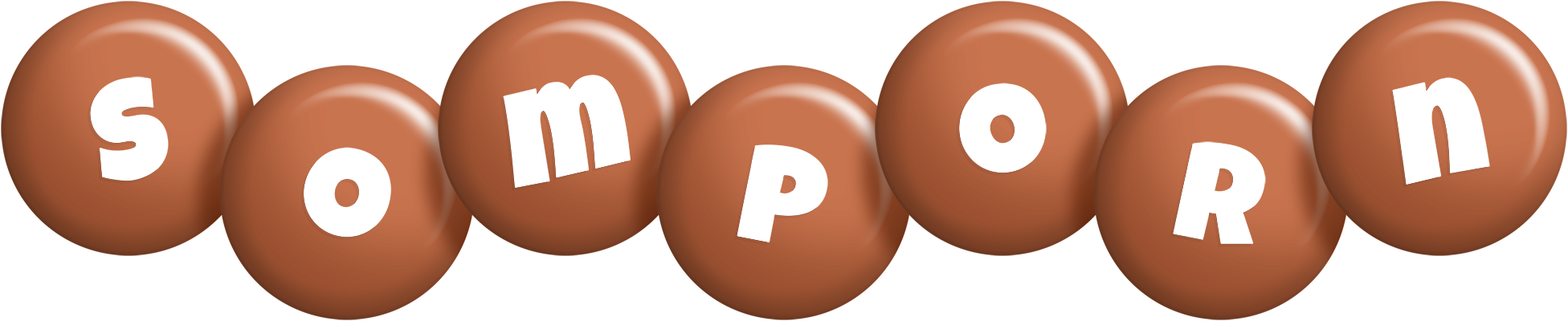 Somporn candy-brown logo