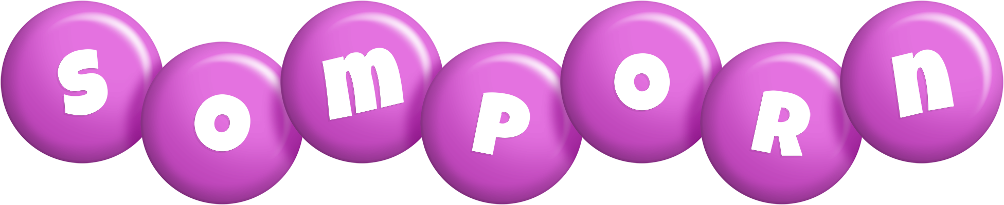Somporn candy-purple logo