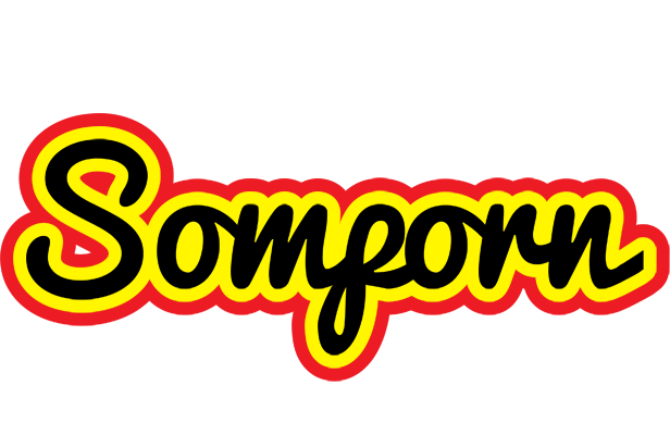 Somporn flaming logo