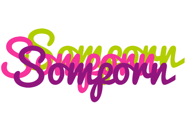Somporn flowers logo