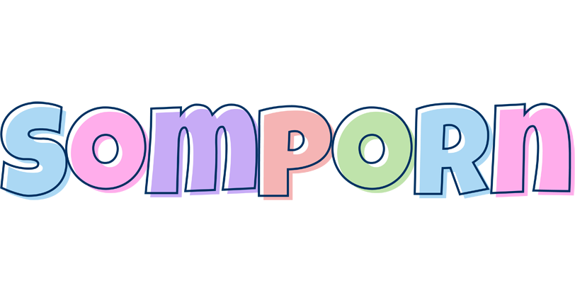 Somporn pastel logo