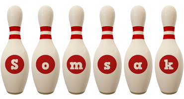 Somsak bowling-pin logo