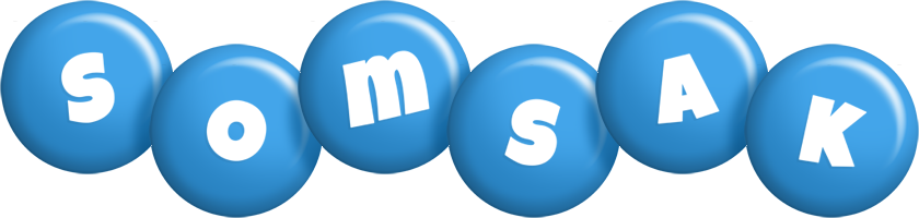 Somsak candy-blue logo