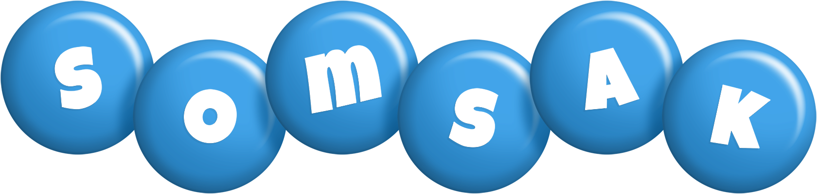 Somsak candy-blue logo
