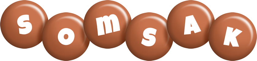 Somsak candy-brown logo