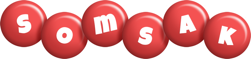 Somsak candy-red logo