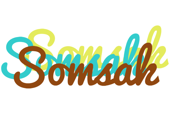 Somsak cupcake logo