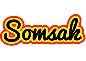 Somsak flaming logo