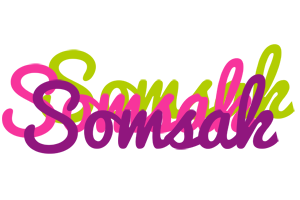 Somsak flowers logo