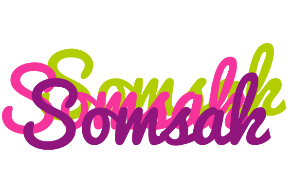Somsak flowers logo