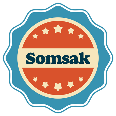 Somsak labels logo