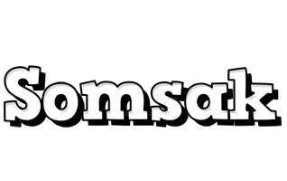 Somsak snowing logo