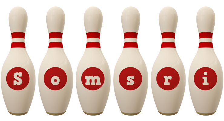 Somsri bowling-pin logo