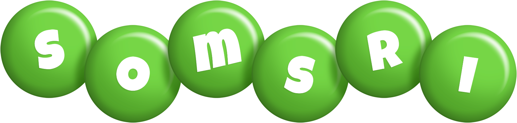 Somsri candy-green logo