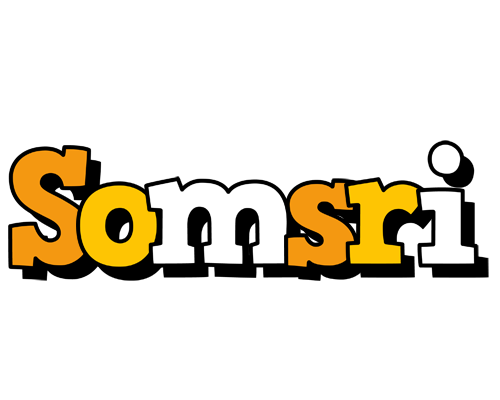 Somsri cartoon logo