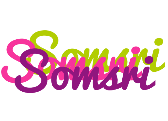 Somsri flowers logo